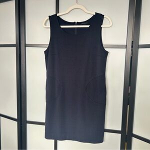 [6] Banana Republic Rayon Blend Dark Navy Blue Sleeveless Pocket Mini Dress